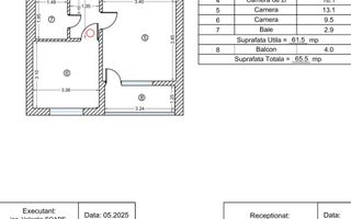 Apartament 3 camere Balcon Metrou  Raul Doamnei 1' - Poză 11