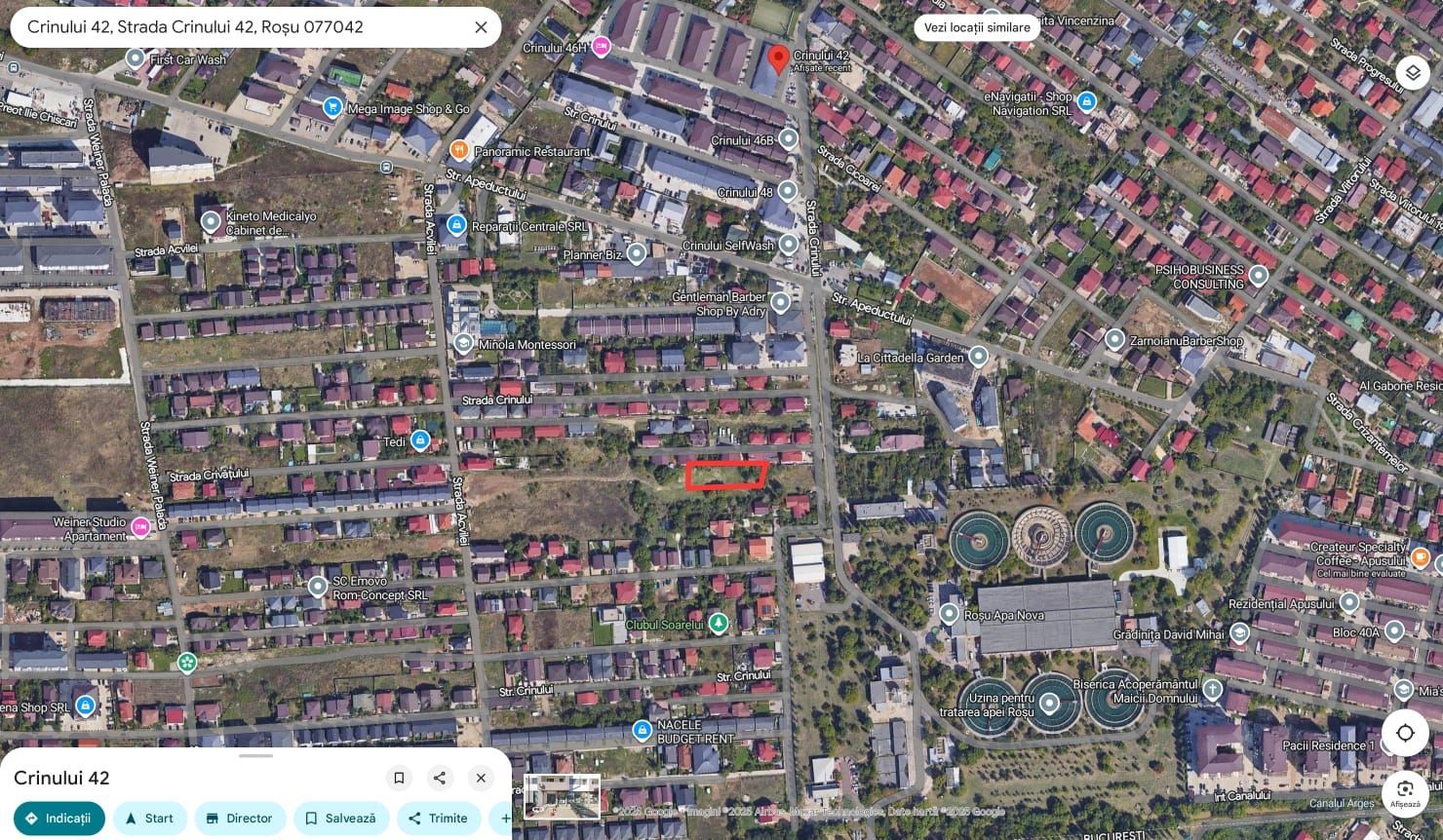 Teren intravilan 1175 mp de vânzare pe str. Crinului, Chiajna - Poză 3