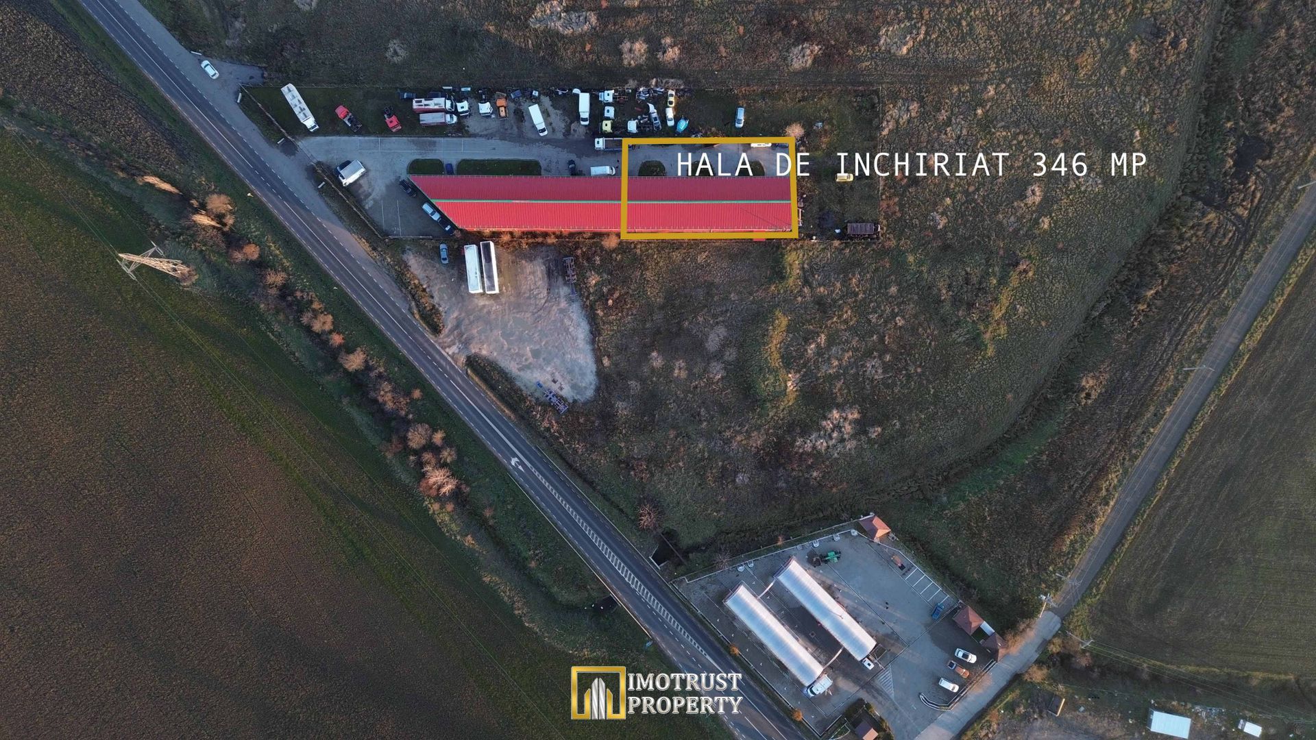 Hală industrială de închiriat în Horia, Arad – 367 mp, acces TIR - Poză 7