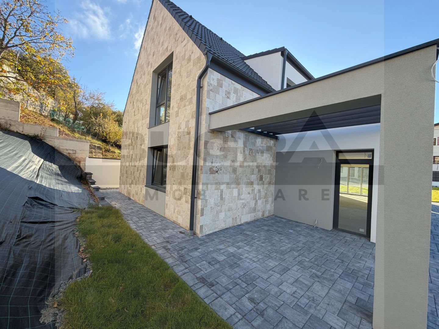 Casa cu arhitectura moderna 200mp, teren 800mp, Rooftop, zona Feleacu - Poză 5