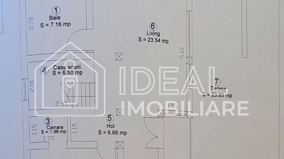 Casa Individuala Moderna cu 4 camere  si garaj, in Sura Mare - Schiță 16
