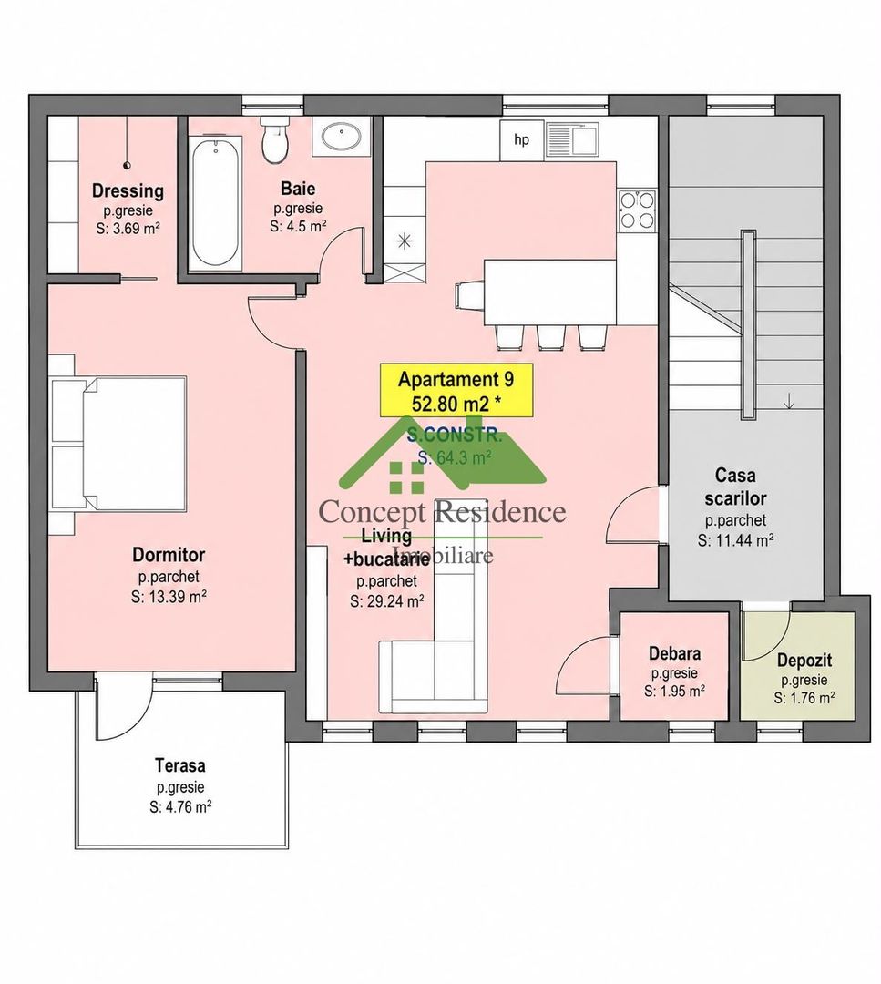 Apartament nou 2 camere | Bloc 2026 | Vasile Alecsandri | Comision 0% - Poză 8
