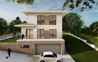 Casa individuala cu garaj si demisol, in Chinteni la 10 min de Cluj