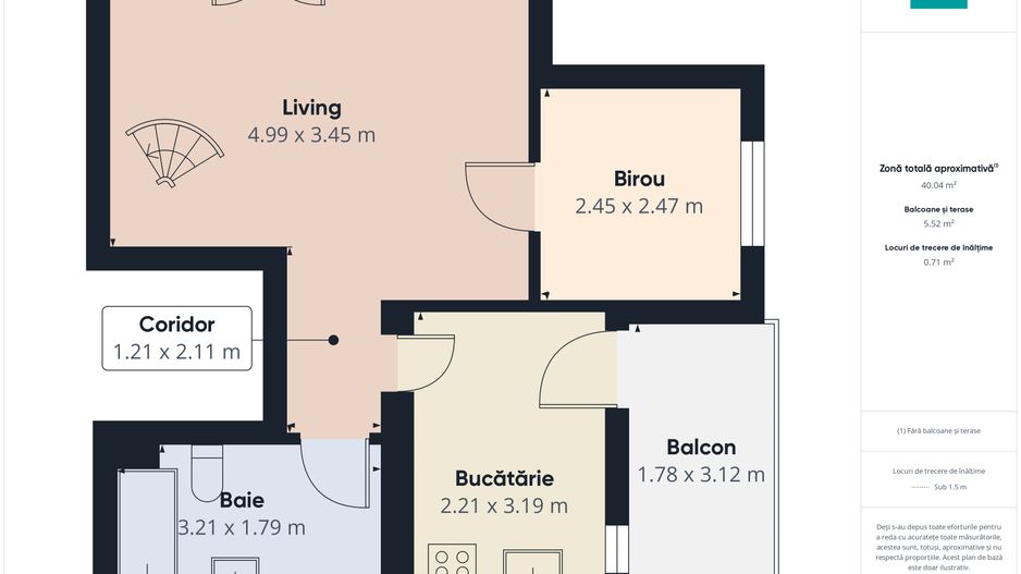 Apartament cu 3 camere pe 2 niveluri în Dumbrăvița - Poză 7