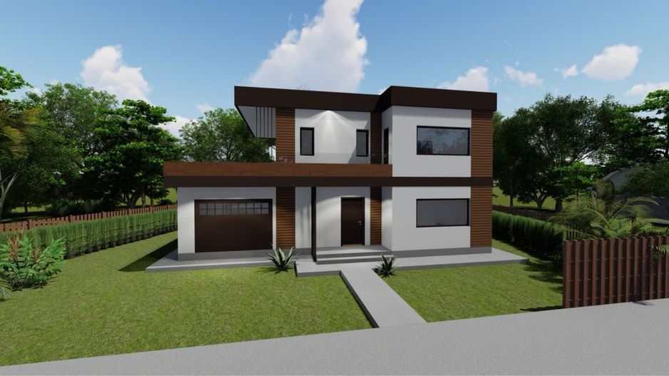 Lake View Villa 4 Cam/3 Bai + Garage Ezareni 5 Drumuri Valea Adanca - Poză 2