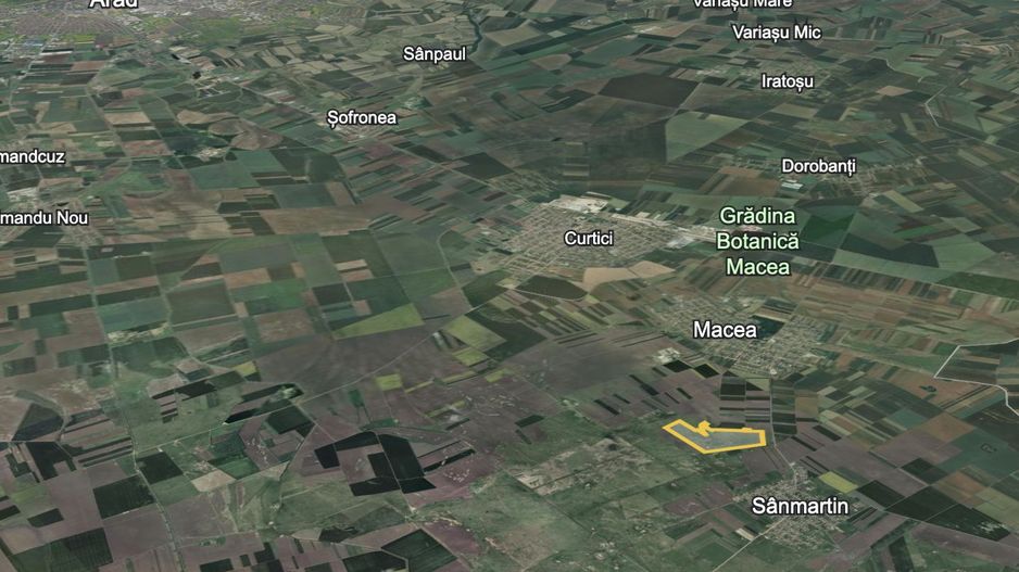 Teren 42 ha pentru parc fotovoltaic – Macea, Arad - Poză 4