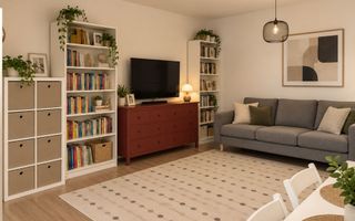 Apartament cu 2 camere, garaj subteran și boxă, zona VIVO, Florești. - Poză 2