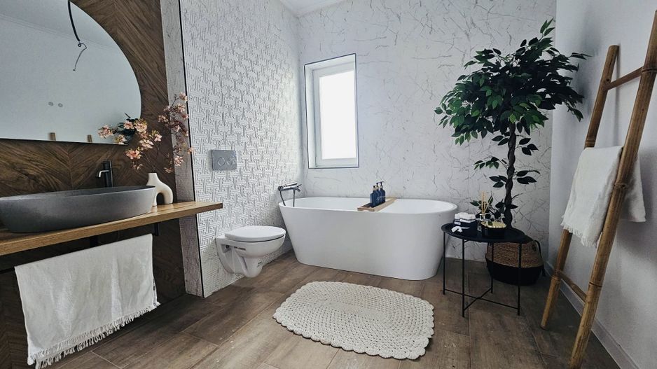 Moșnița Veche | 1/2 Duplex | 110 mp utili | Toate utilitatile|  Dormitor parter - Poză 9