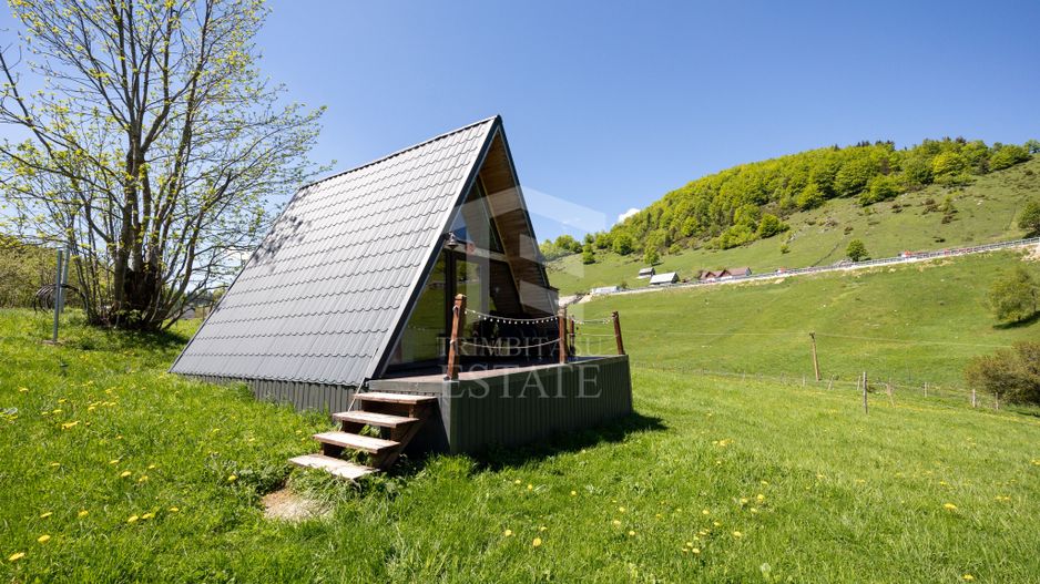 Fundata | Teren de vanzare | 7,656 mp + Cabane tip A Frame - Poză 7