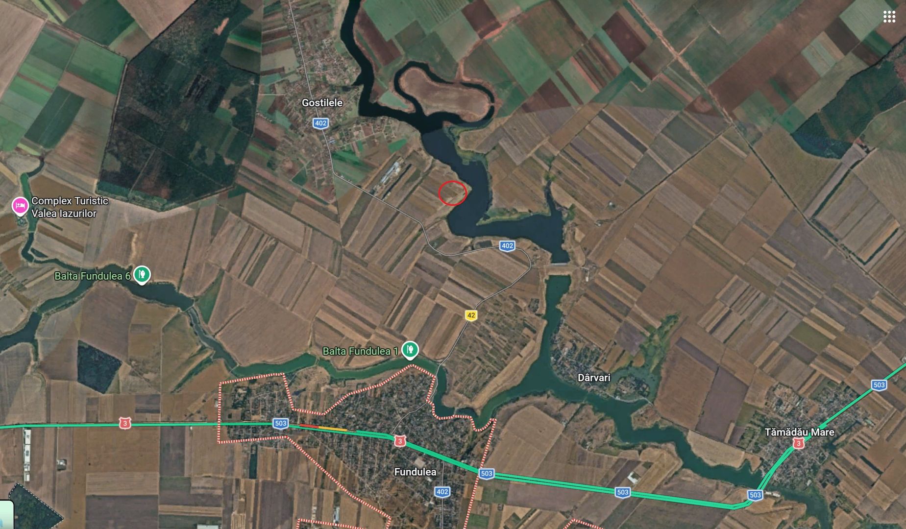 Teren 1001 mp intravilan Fundulea pe malul lacului - Poză 5