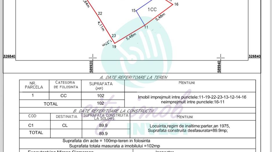 Casa formata din 2 corpuri cu TEREN 433 MP - Poză 16