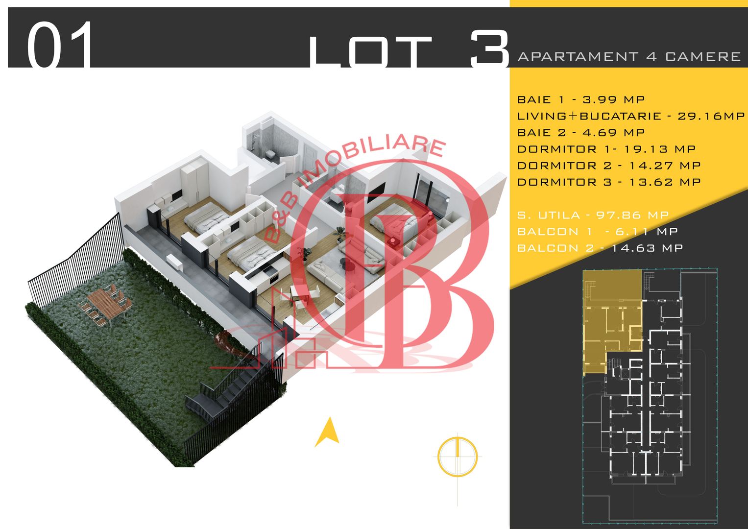 4 camere cu gradina Titan Pallady  Metrou Nicolae Teclu - Schiță 1