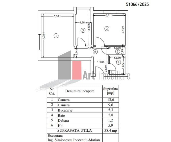 Vânzare apartament 2 camere decomandat Luică - Poză 6