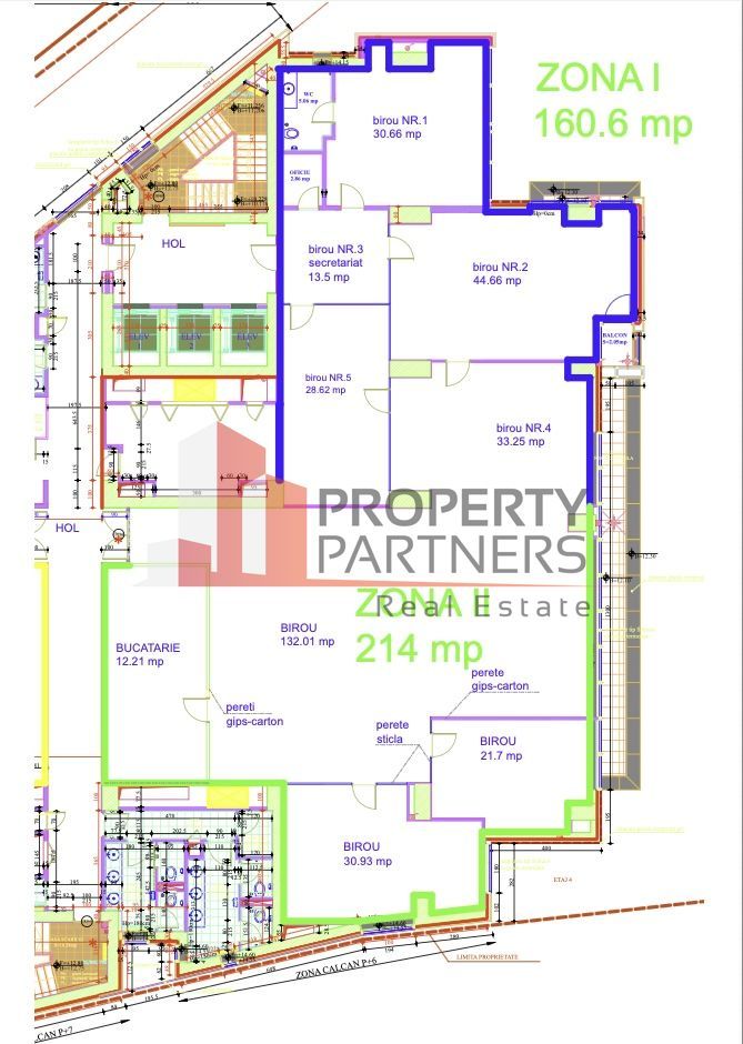 Spatiu de birou Baneasa 160 mp - Schiță 23