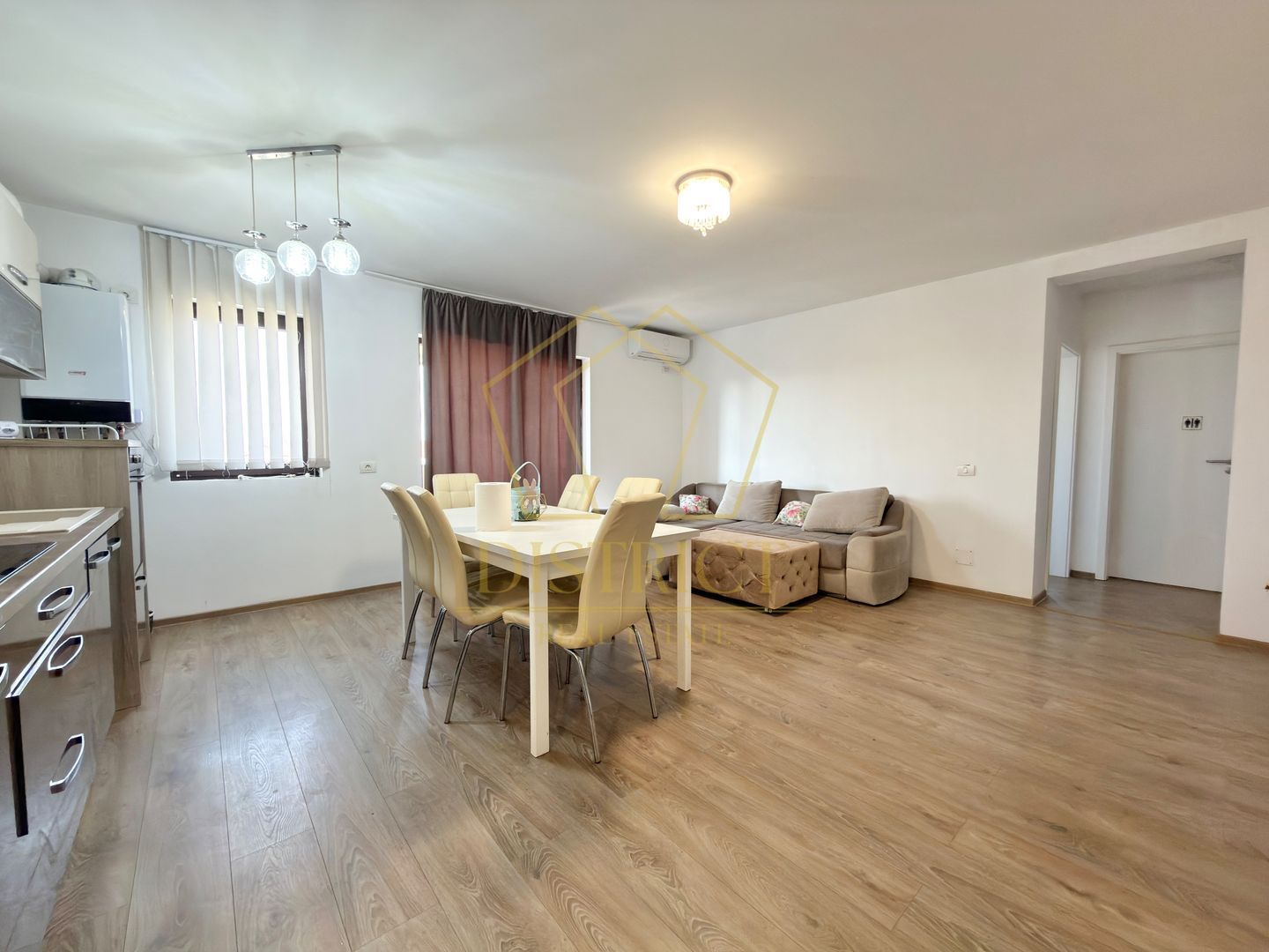 Apartament cu 3 camere complet mobilat si utilat la etajul 2 in Giroc - Chisoda. - Poză 3