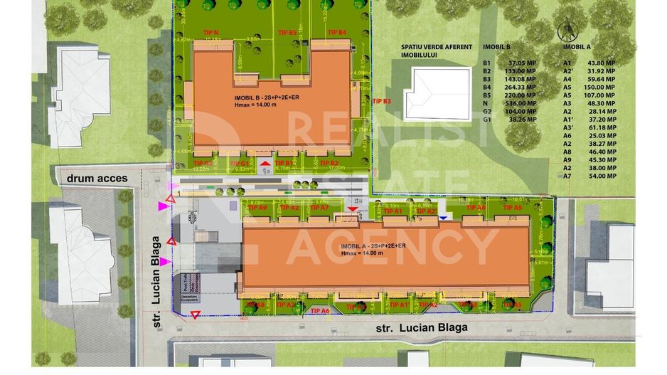 Vânzare, apartament, 4 camere, Iancu Nicolae - Schiță 18