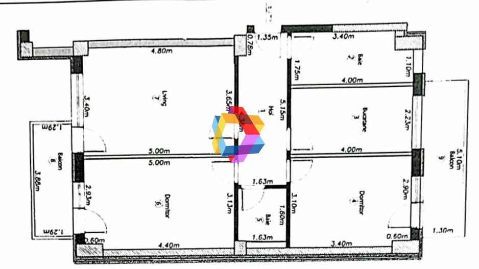 Apartament cu trei camere, zona Rulmentul 73 mp - ansamblu rezidential modern - Poză 11