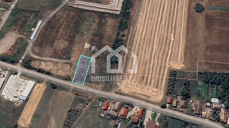 Teren 900 mp Răscruci | PUZ | 2 fronturi | Utilități | 45.000€ - Poză 1