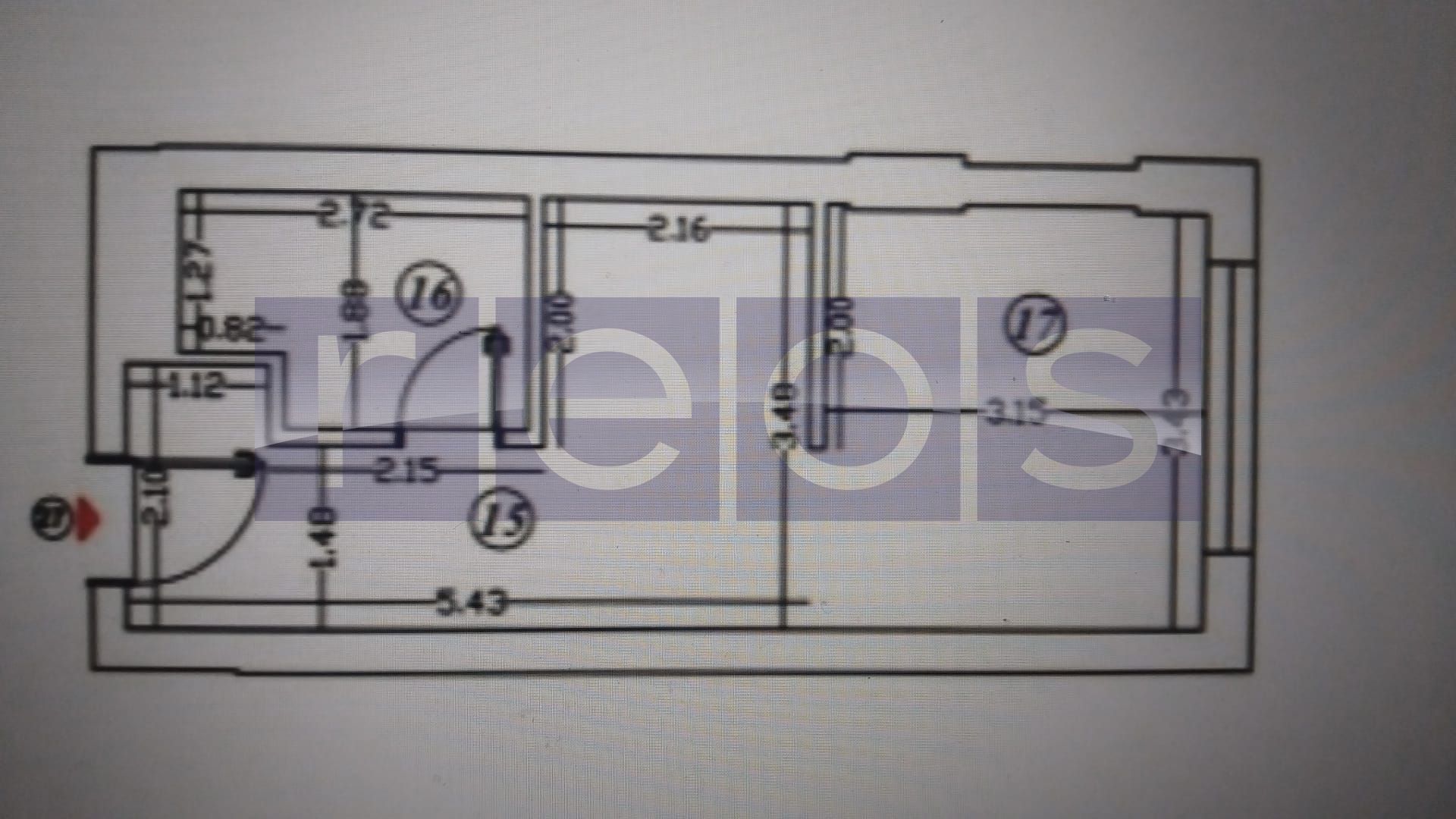 Garsonieră Modernă în Inima Zonei de Business – Aviației (Bloc 2022) - Schiță 8