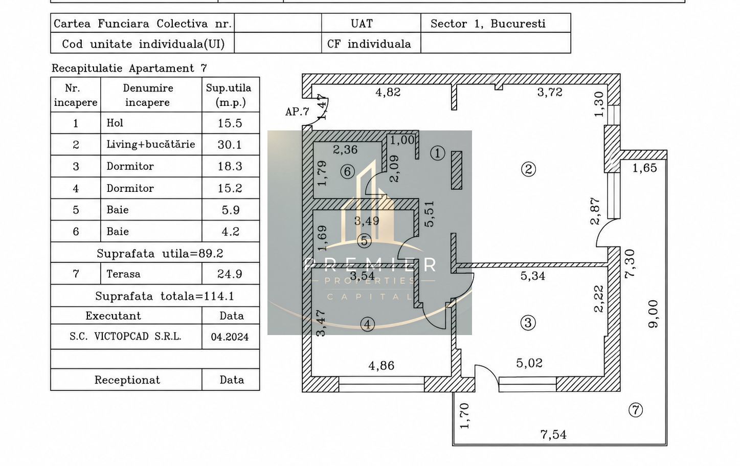 Apartament 3 camere cu terasă generoasă, Dobrogeanu Gherea – design interior - Poză 2
