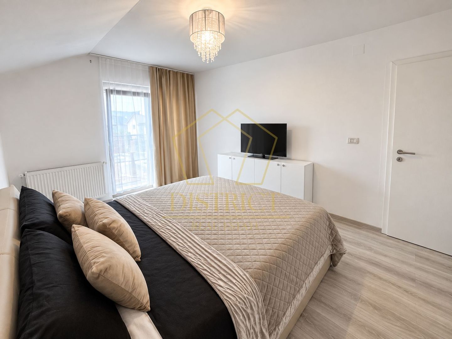 Apartament cu 2 camere mobilat | Etajul 1 | 57 mp utili | in Giroc la asfalt. - Poză 3