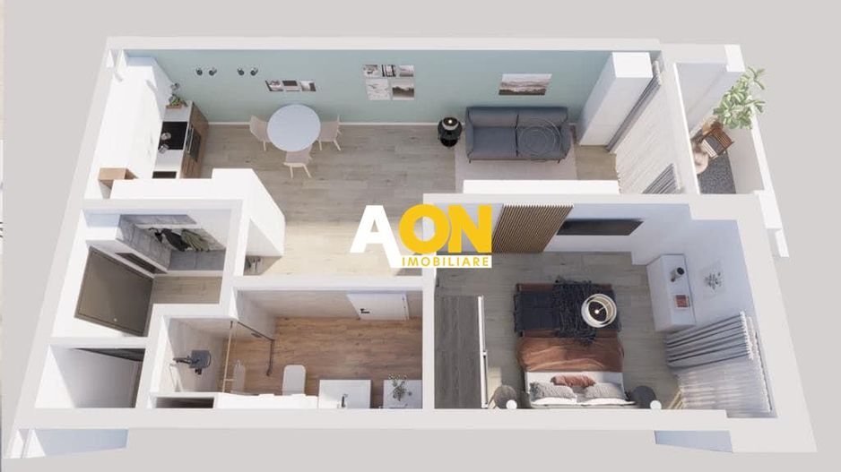 Apartament cu 2 camere in bloc nou, garaj, lift - Poză 8