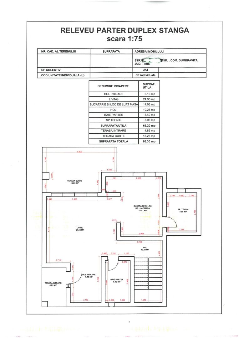 Duplex despărțit prin spațiu tehnic - Poză 18