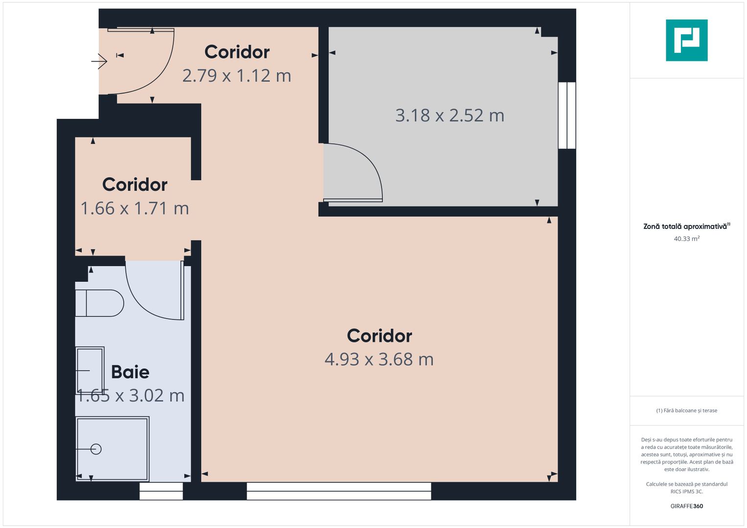 Apartament cu o cameră Giroc ( SAD ) - Poză 9