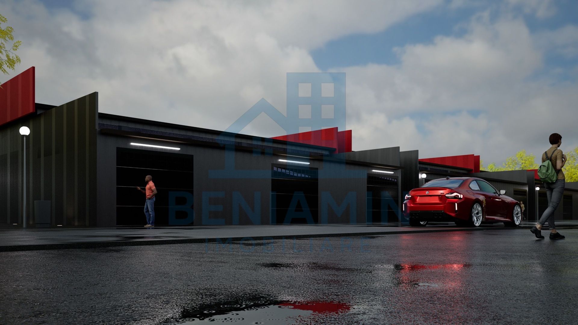 Hale industriale-Spatii depozitare-Suprafete 12mp-590mp-Aeroport - Poză 5