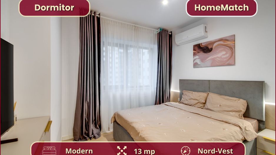 Cortina North || 2 camere || Parcare subterană || Comision 0% - Poză 6
