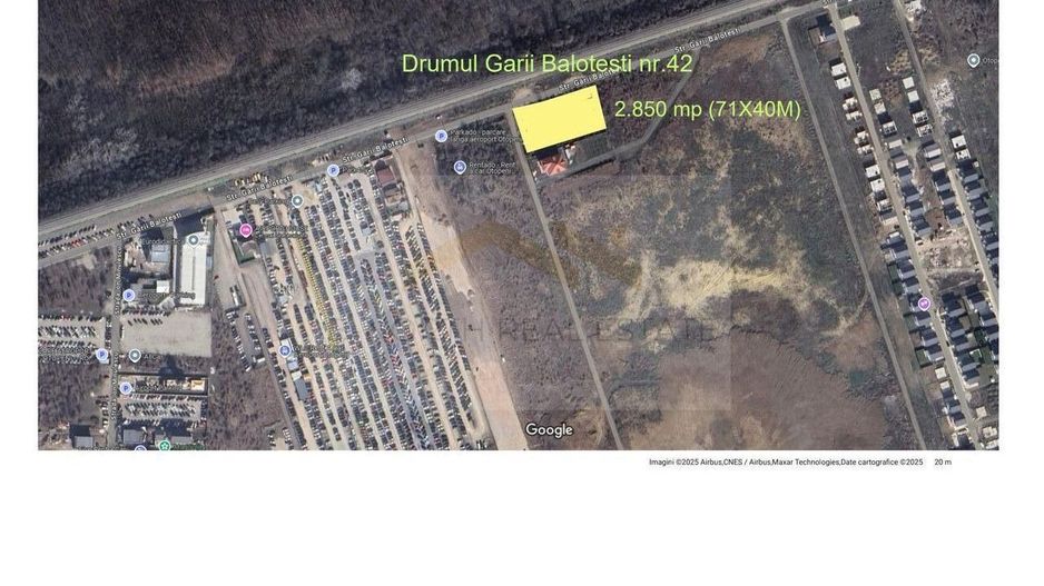 Teren 2.850 mp închiriat – flux direct către Aeroport ideal Rent a Car – Otopeni - Poză 10