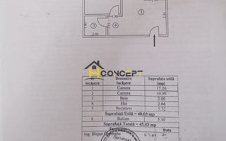 Apartament 2 camere mobilat utilat centrala proprie Aurel Persu - Poză 12