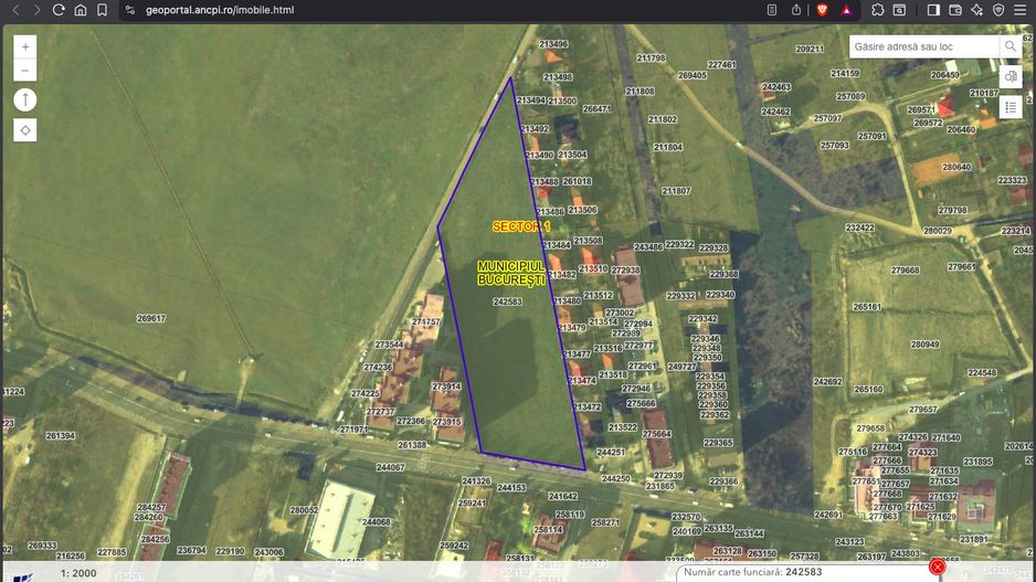 Teren intravilan 17.026 mp București Sector 1, Gheorghe Ionescu Sisesti - Poză 1