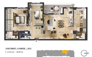 Apartamente 4 camere, Pipera, comision 0 % - Poză 19