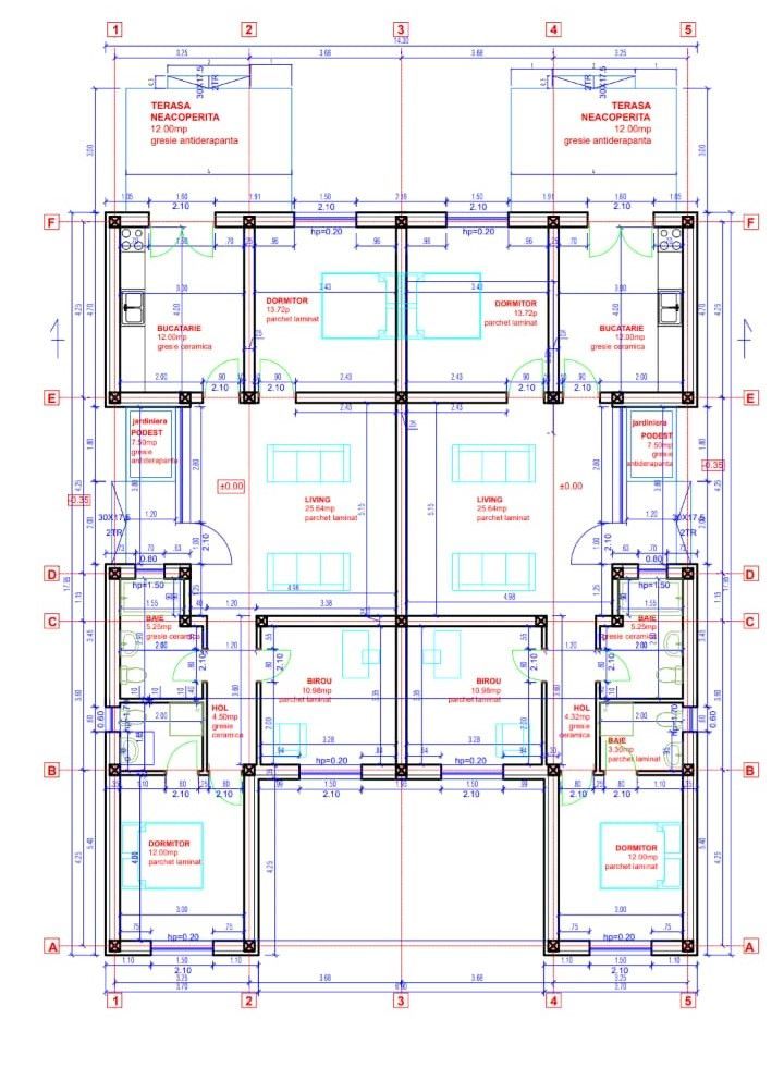 Sanandrei, Duplex pe Parter, 3 dormitoare, 2 Bai, Pozitie excelenta - Poză 14