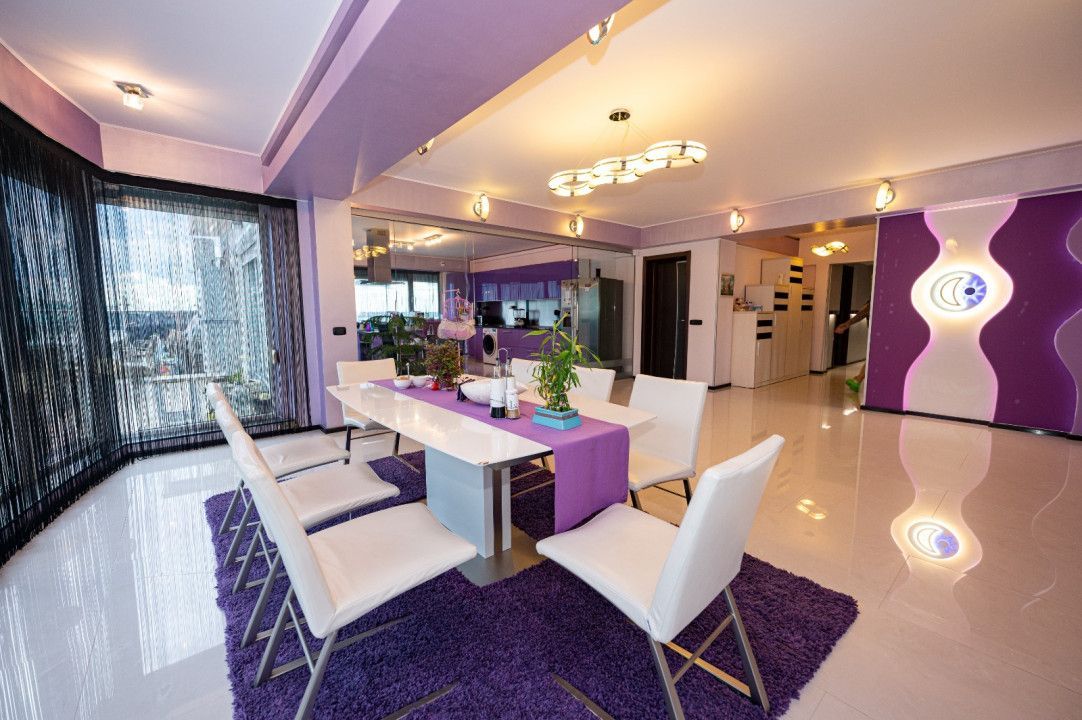 Statiunea Mamaia -UNICAT- Penthouse 220 mp cu vedere frontala la mare si jacuzzi - Poză 12
