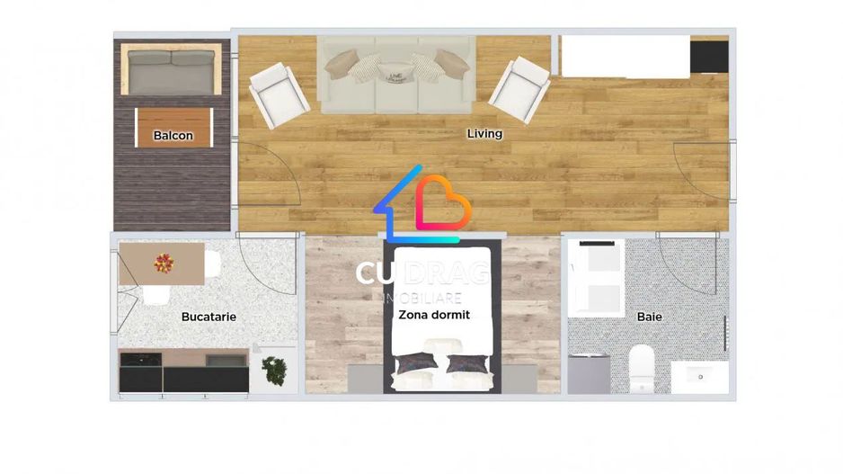 Garsoniera zona jumbo Sibiu finisat la cheie et 1 - Poză 5