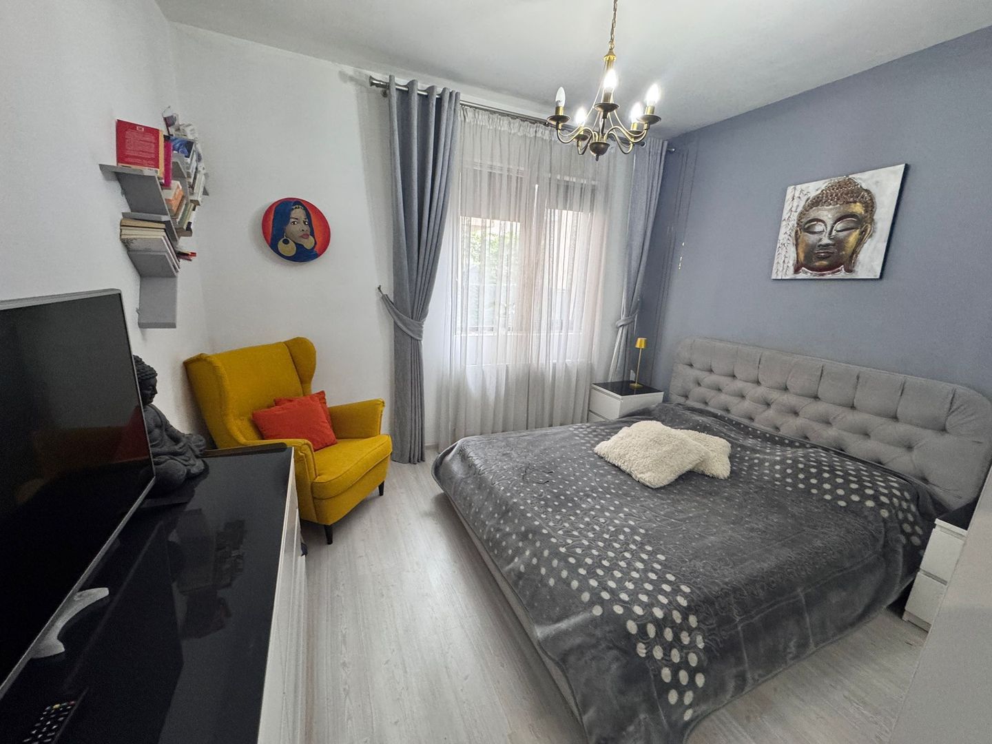 AP. 4 CAMERE - CURTE 45MP, PARCARE INCLUSA, MOBILAT MODERN,COMISION 0% - Poză 4