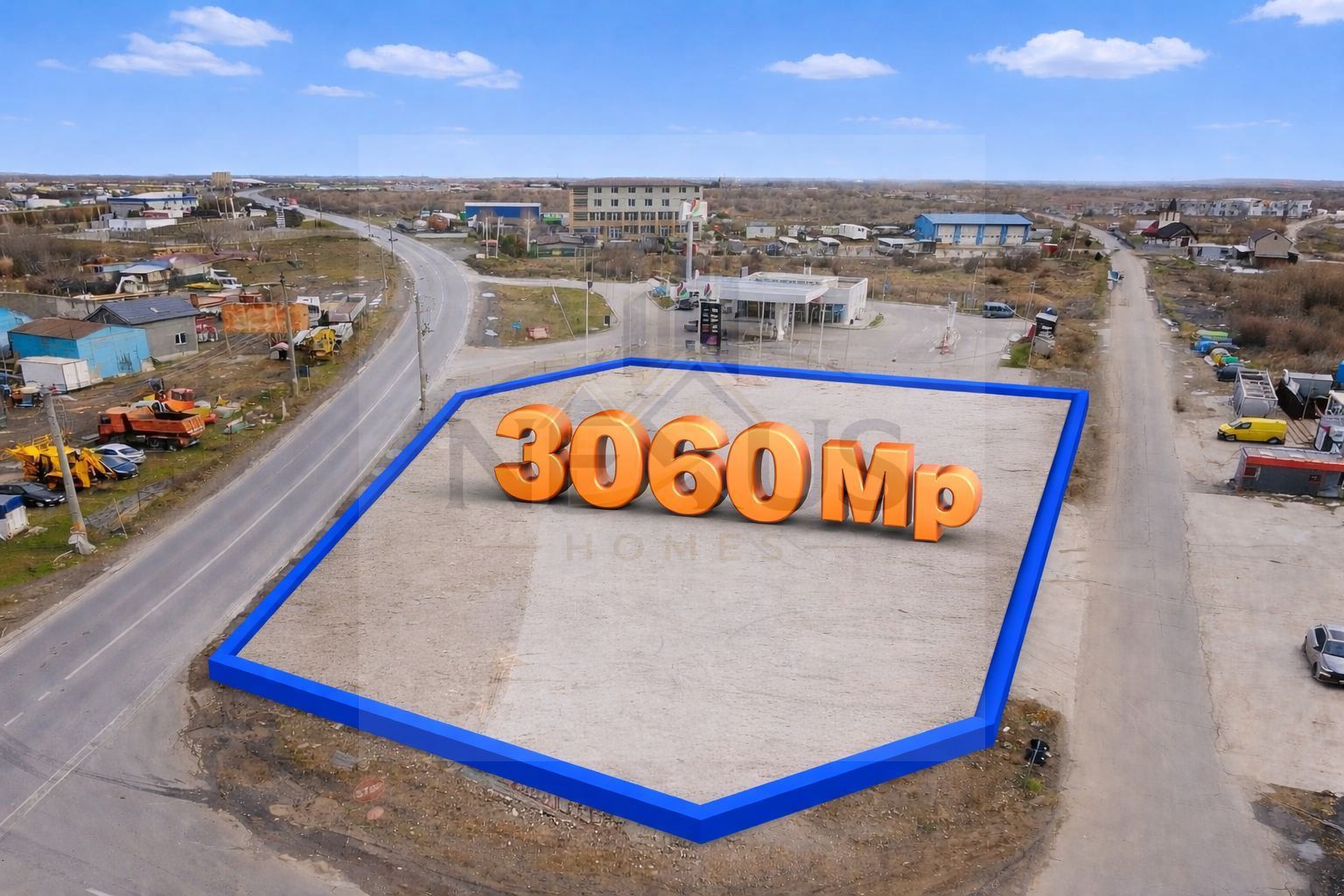 Teren  betonat 3.060 mp- Acces TIR-Utilități complete -Centura DNCB - Poză 2