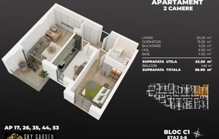 2cam. total dec. 3min metrou Berceni