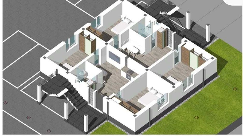 Vând ap bloc nou 2 cam 57 mp 2 balcoane parcare 7 Nov-Nordului 2 kmUMF - Poză 5