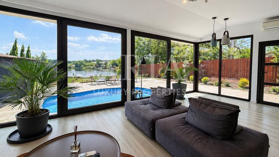 VILĂ INDIVIDUALA LAKEFRONT SNAGOV | POOL - Poză 13