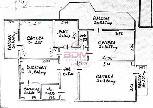 Apartament 3 camere | decomandat | 73 mp | zona centrala - Poză 12