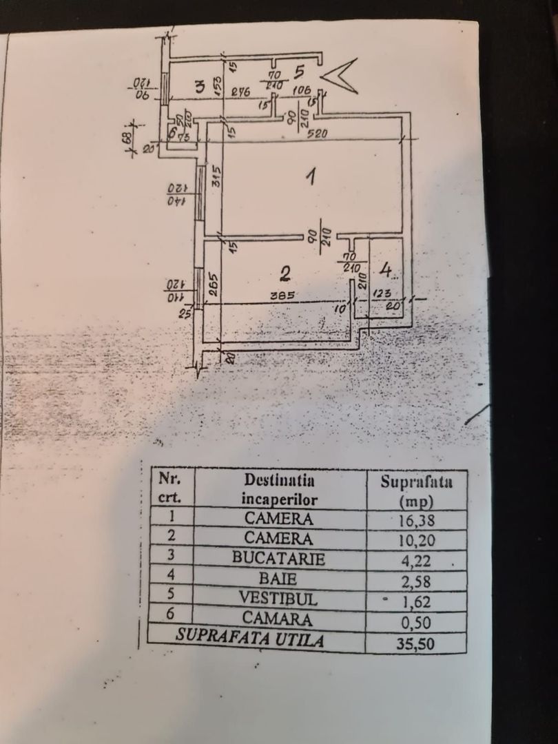 APARTAMENT 2 CAMERE | DEMISOL | COMPOZITORI - Schiță 11
