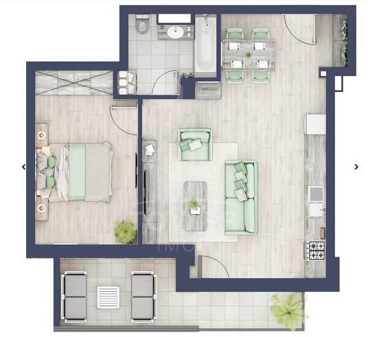 Apartament cu doua camere in Turnisor - Poză 2