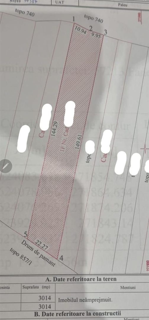 Teren  Intravilan   zona Gheorghe Doja Oradea - Poză 2