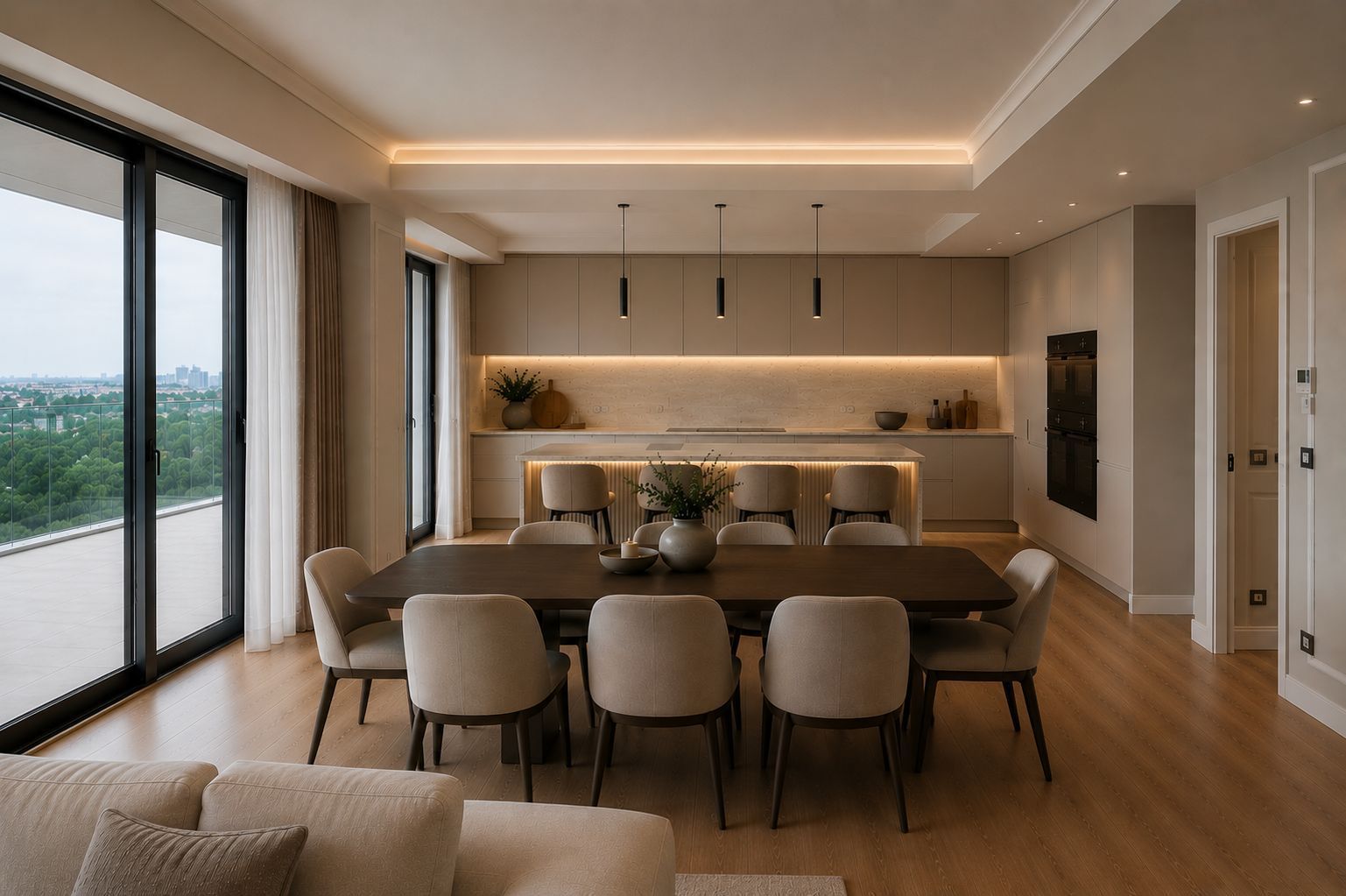 Penthouse de lux cu terasă și vedere către nordul Capitalei | Herăstră - Poză 5