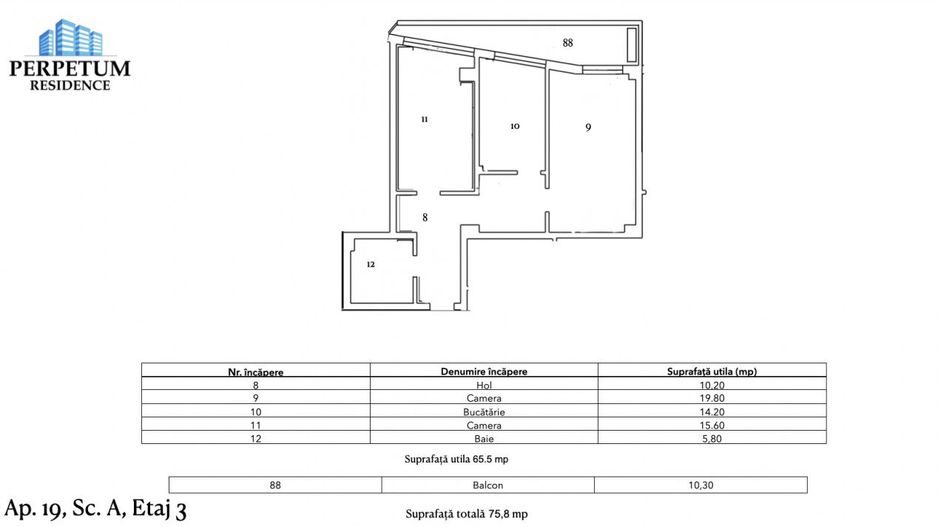 Tomis Nord - Vanzare apartament decomandat cu 2 camere, bloc nou. - Poză 6