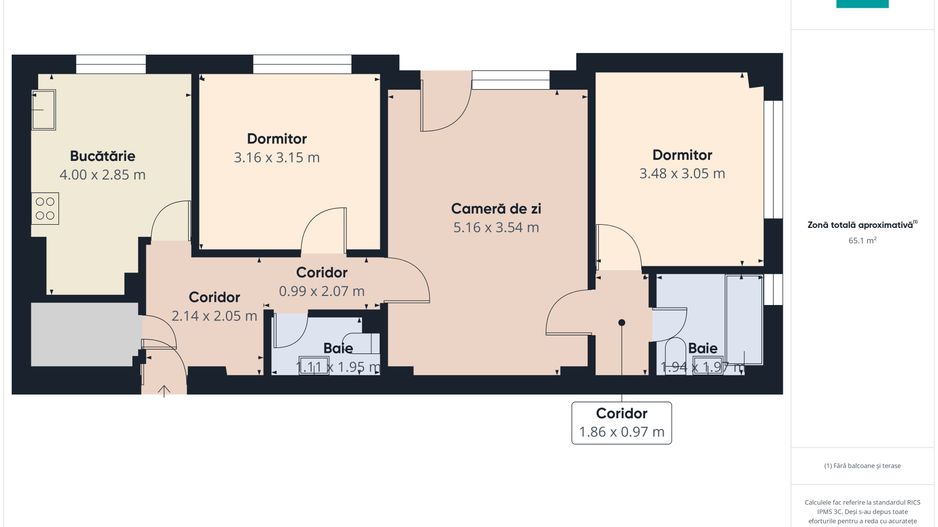 Apartament cu 3 camere, în orașul Sebiș, Arad - Poză 6