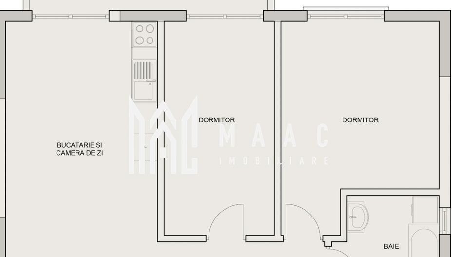 APARTAMENT 3 CAMERE | RATE DEZVOLTATOR DOAR CU BULETIN - Poză 2